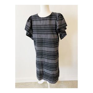 Anthro Moon River Denmark flutter sleeve dress